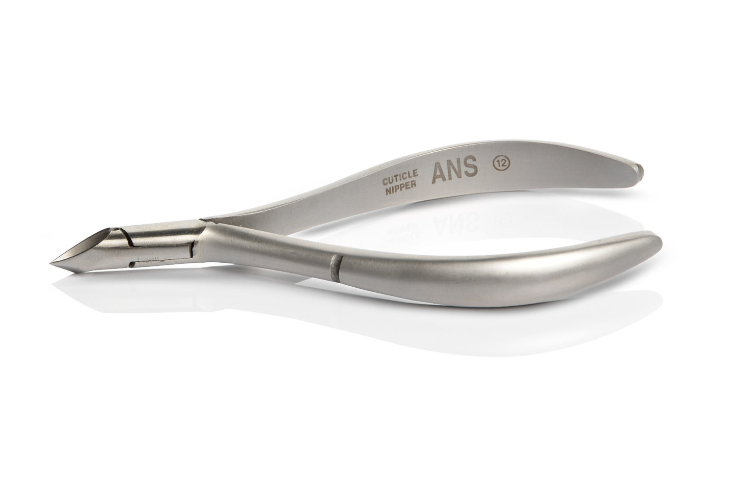 ANS Premium 1/4 Jaw Cuticle Nipper #12 - Round Neck