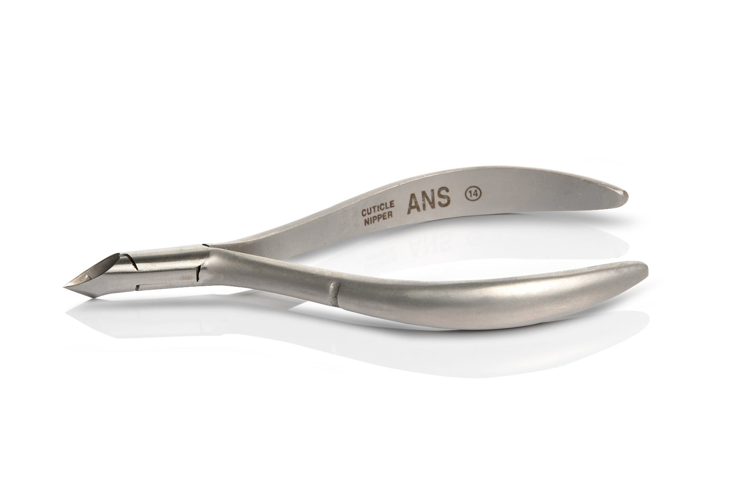 ANS Premium 1/2 Jaw Cuticle Nipper #14 - Round Neck
