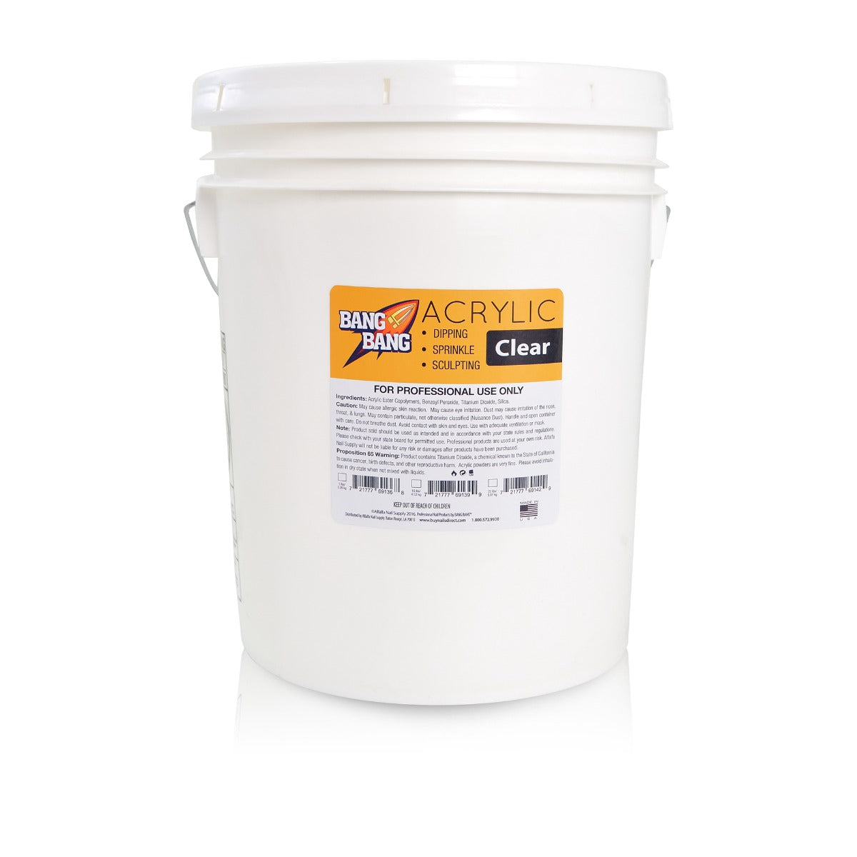 BangBang Acrylic Powder Clear - 25 lbs