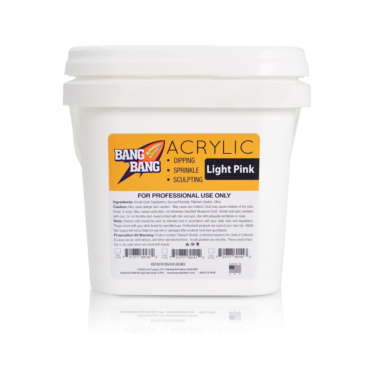 BangBang Acrylic Powder Light Pink - 10 lbs