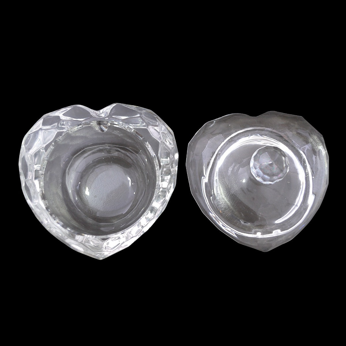 Crystal Jar - Heart Shape size 3x3