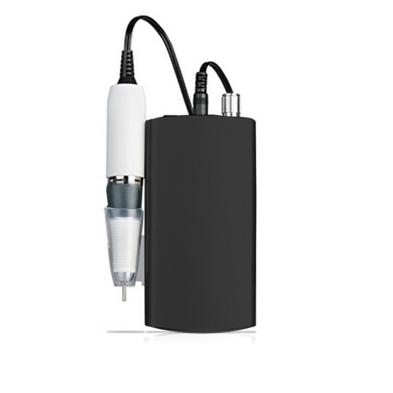 Portable Drill-Cordless & Rechargeable w/Holder - Black