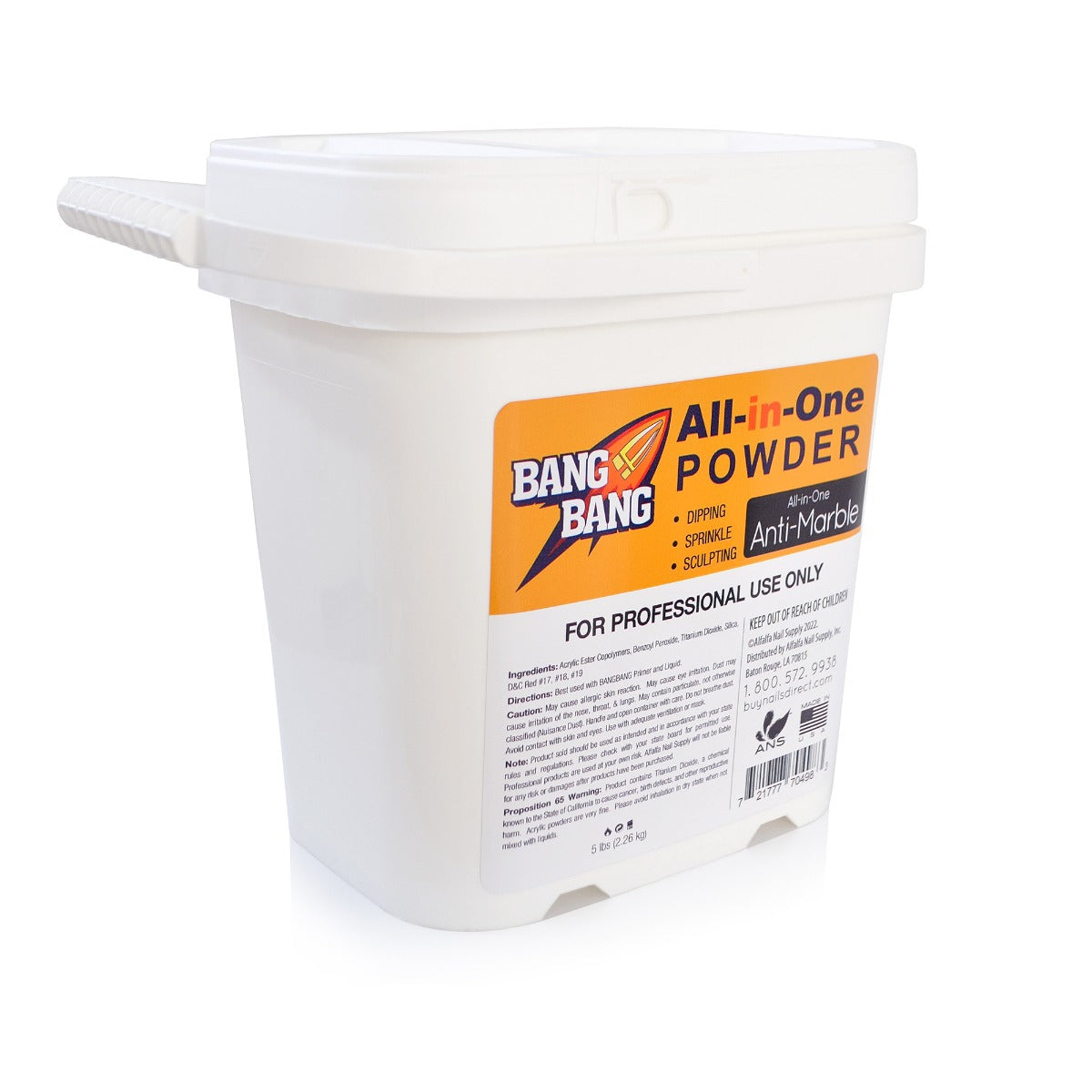 BangBang Acrylic Powder All-in-One Anti-Marble - 5 lbs
