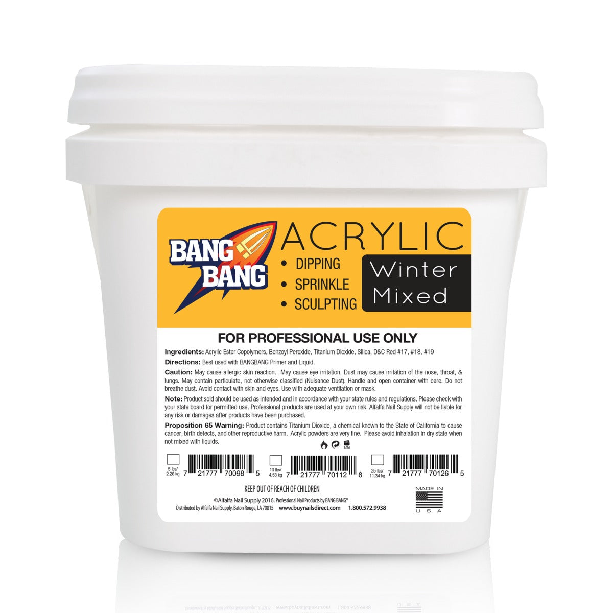 BangBang Acrylic Winter Mixed Powder - 10 lbs
