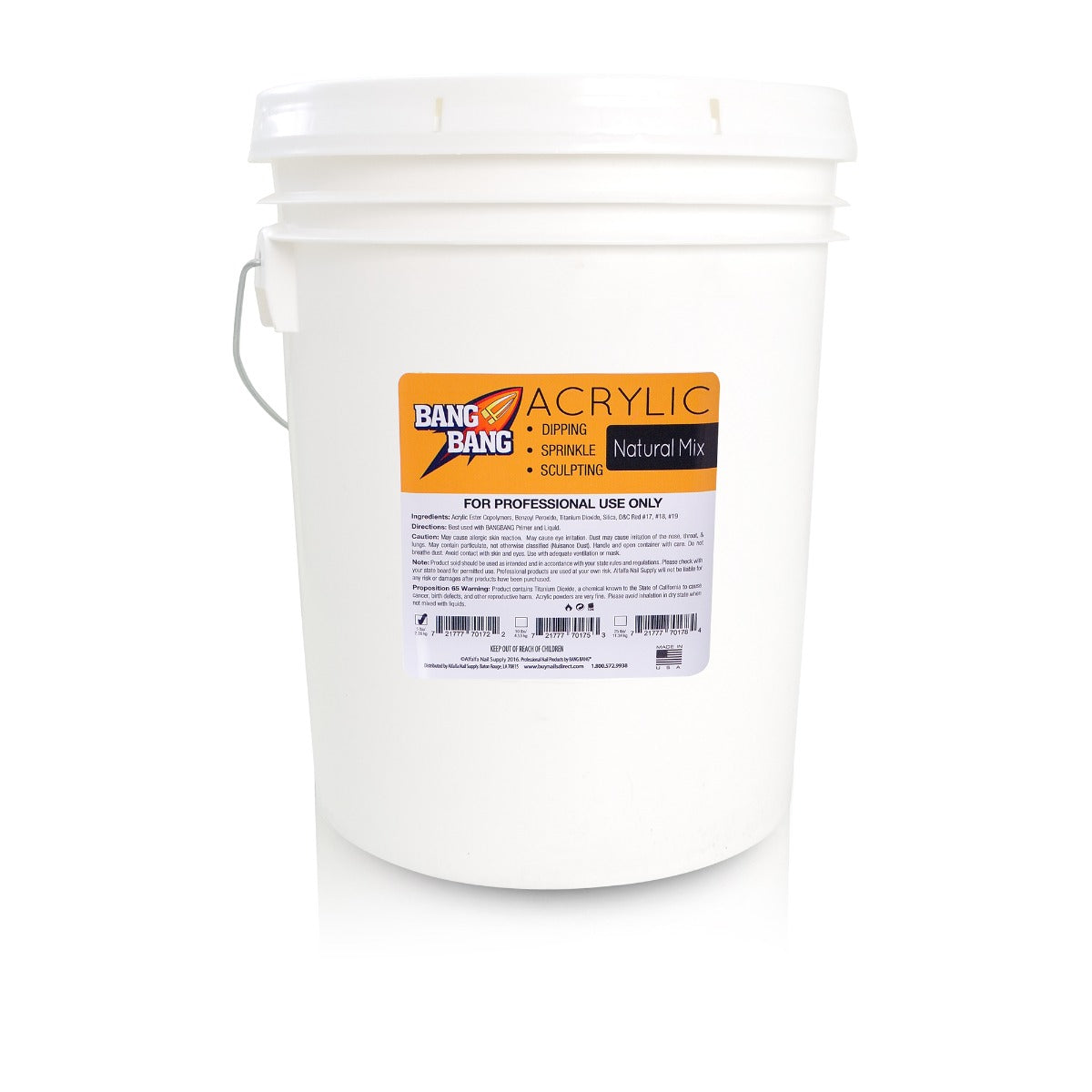 BangBang Acrylic Powder Natural Mix - 25 lbs