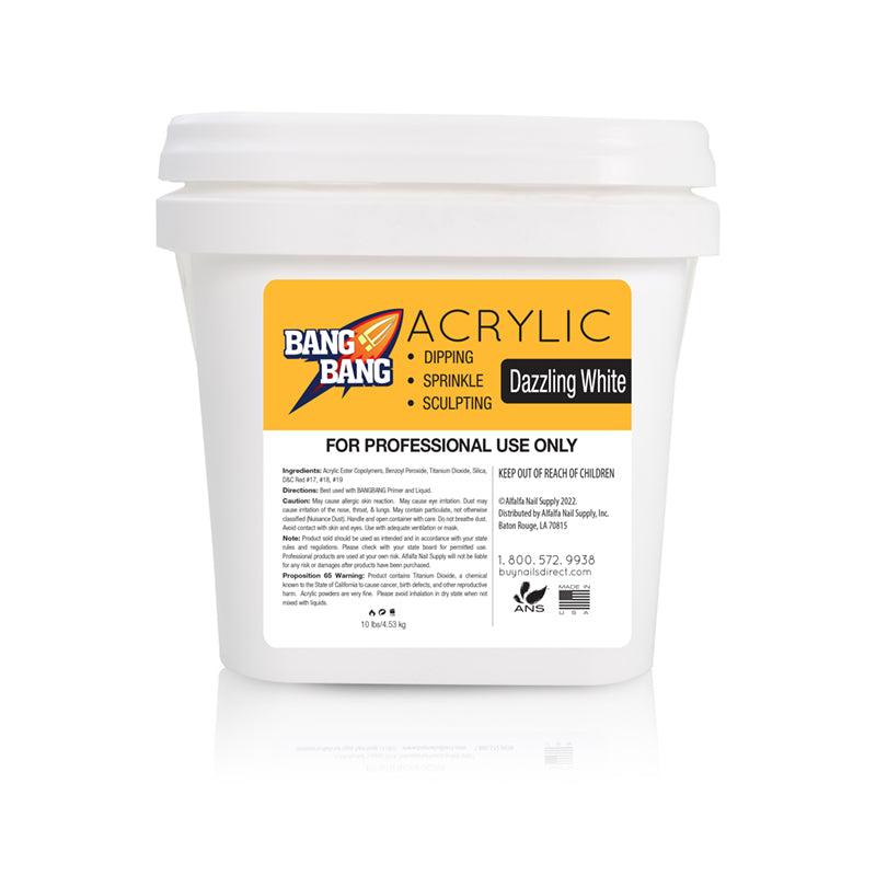 BangBang Acrylic Powder Dazzling White - 10 lbs
