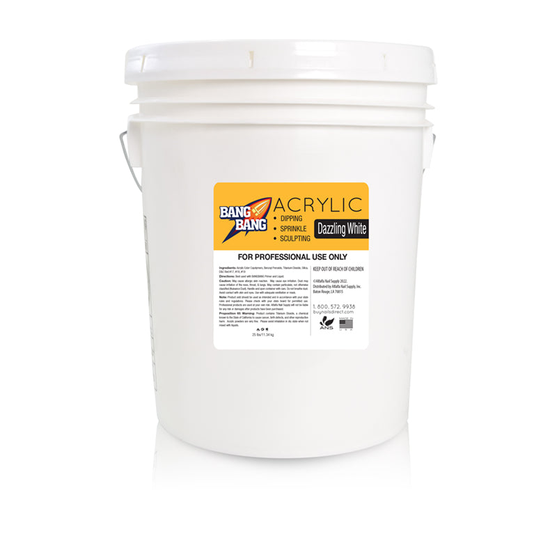 BangBang Acrylic Powder Dazzling White - 25 lbs