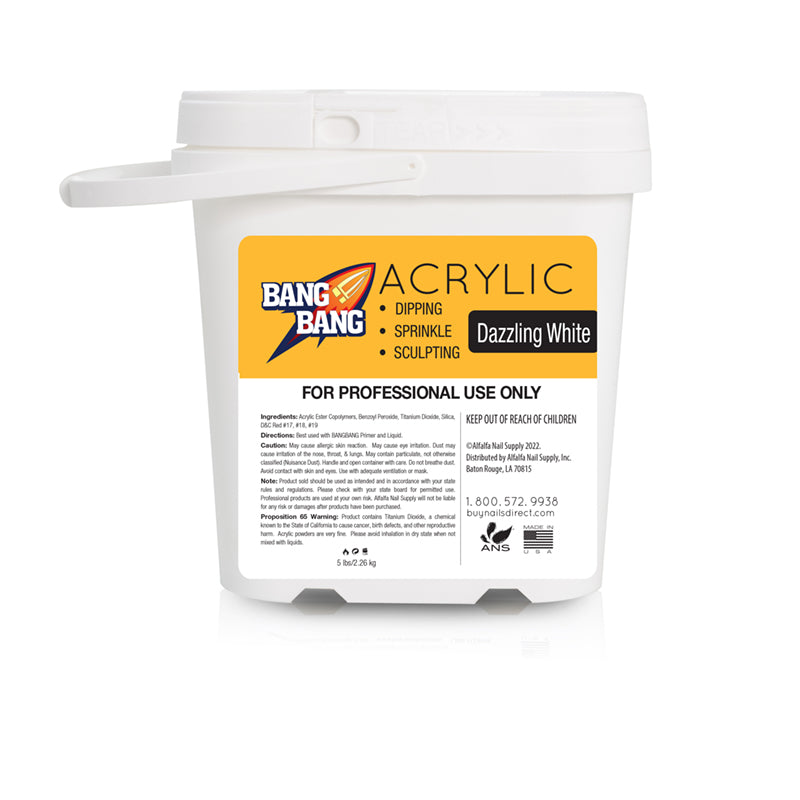 BangBang Acrylic Powder Dazzling White - 5 lbs