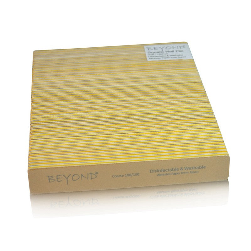 Beyond Gold File Square 100/100 -  Disinfectable & Washable