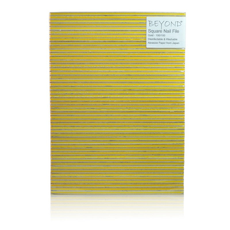 Beyond Gold File Square 100/100 -  Disinfectable & Washable