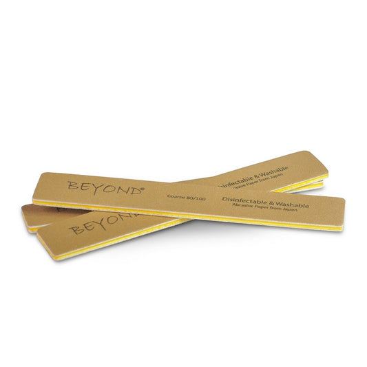 Beyond Gold File Square 80/100 -  Disinfectable & Washable