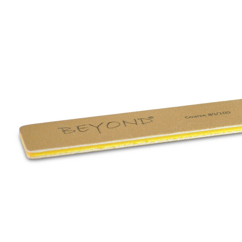 Beyond Gold File Square 80/100 -  Disinfectable & Washable