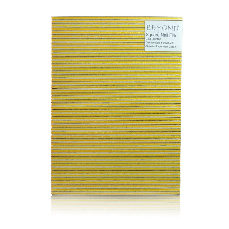 Beyond Gold File Square 80/100 -  Disinfectable & Washable