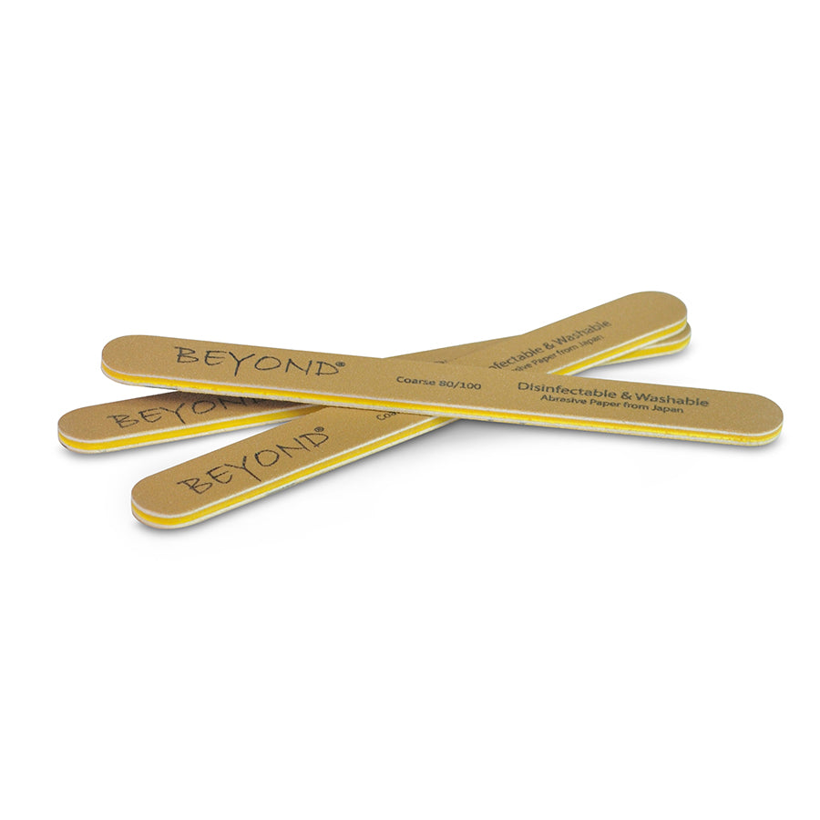 Beyond Gold File Straight 80/100 -  Disinfectable & Washable