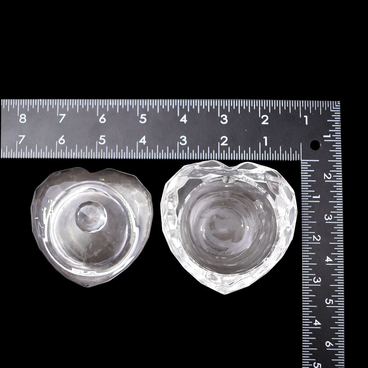 Crystal Jar - Heart Shape size 3x3