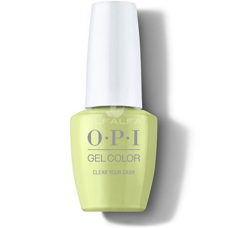 OPI Gel #GCS005 - Clear Your Cash