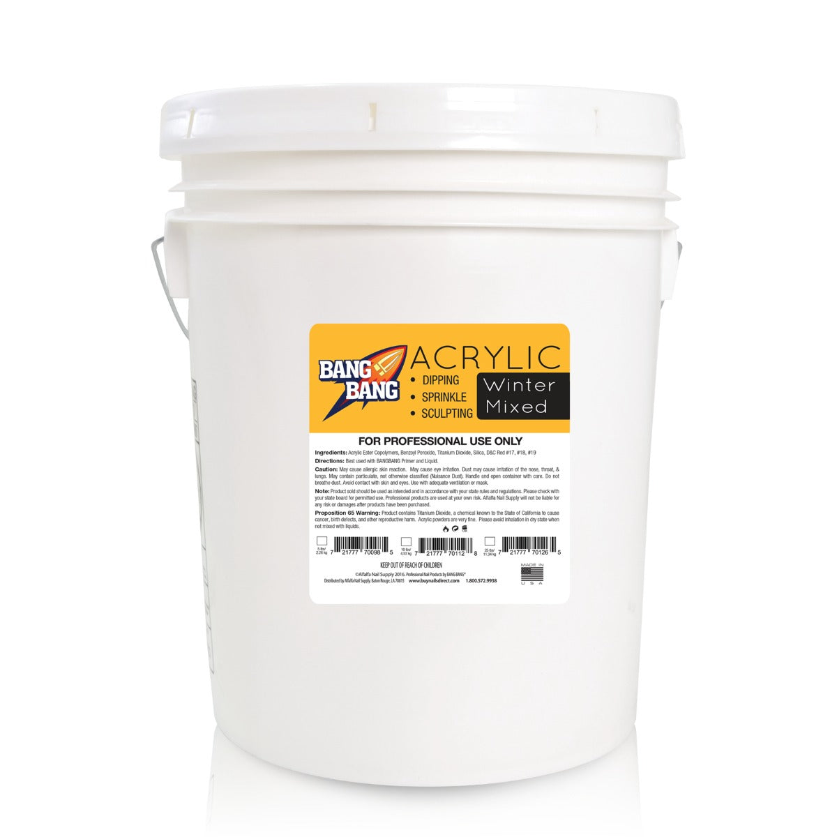 BangBang Acrylic Winter Mixed Powder - 25 lbs