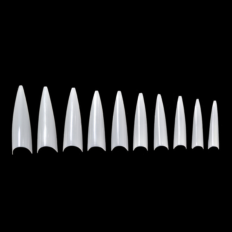 ANS French Stiletto - Natural - #00 - 09 - 500pcs