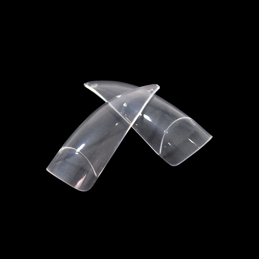 ANS Half Cover Stiletto - Clear - #00 - 09 - 500pcs