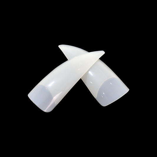ANS Half Cover Stiletto - Natural - #00 - 09 - 500pcs