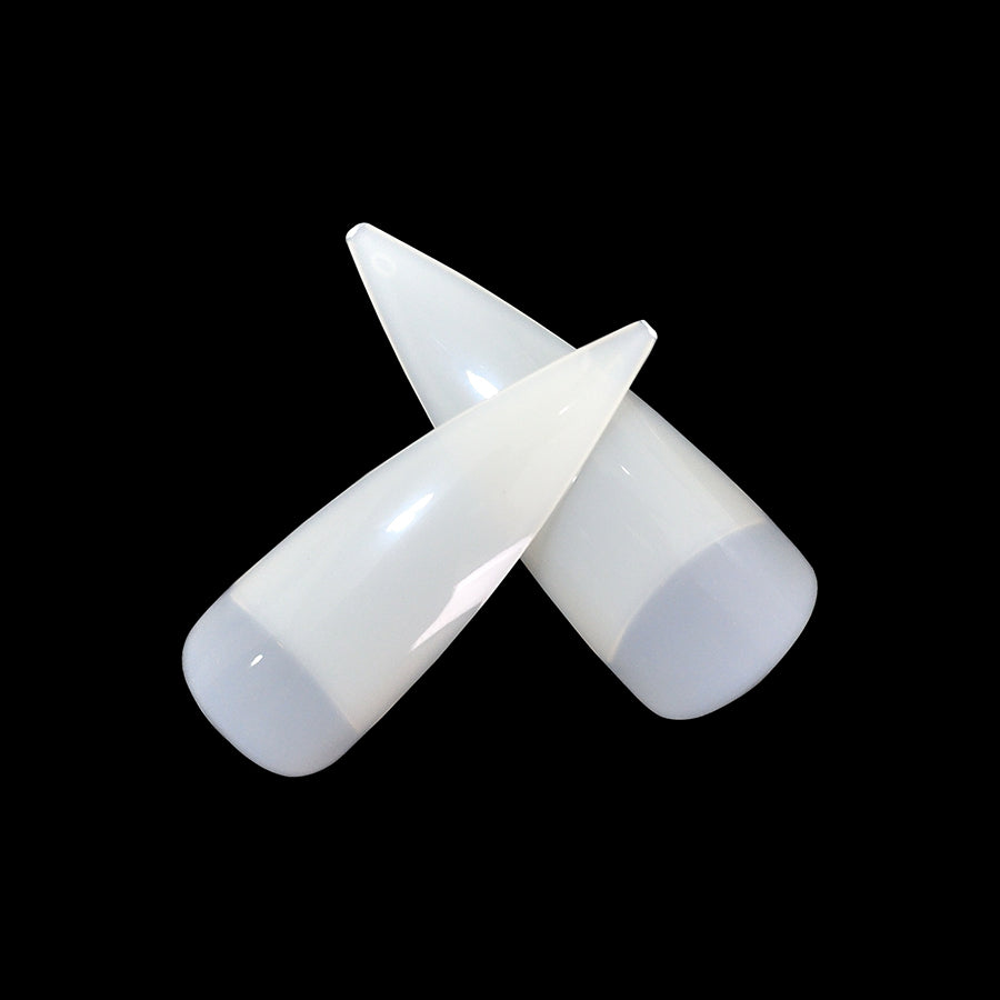 ANS Half Cover Stiletto - Natural - #00 - 09 - 500pcs