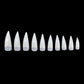 ANS Half Cover Stiletto - Natural - #00 - 09 - 500pcs