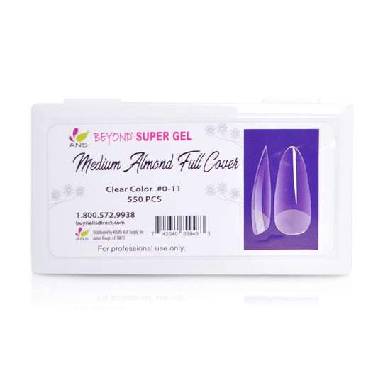 Beyond Super Gel Medium Almond Full Cover - #00 -11 - 550pcs